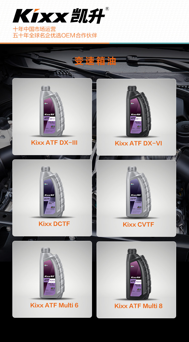 GS (Kixx) 凱升 ATF Multi 6 自動變速箱油 5速6速-第7張圖片-鄭州市冠恒貿(mào)易有限公司【官方網(wǎng)站】-車用潤滑油服務(wù)專家